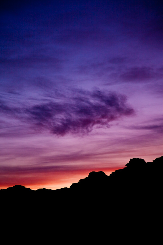 Sunset From Camp